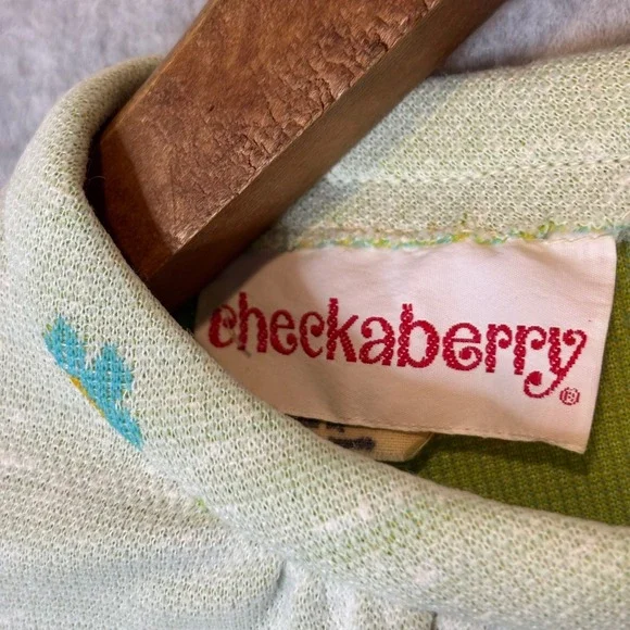 Vintage‎ Checkaberry Women's Retro Floral Mod Shift Dress Belted Short Sleeve - Picture 4 of 9